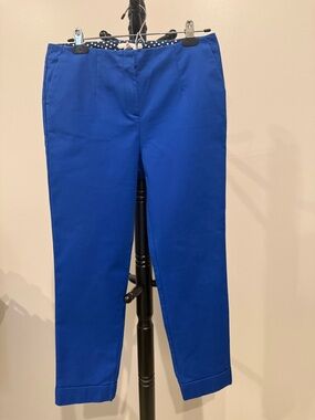 Boden Bright Royal Blue Cropped Pants